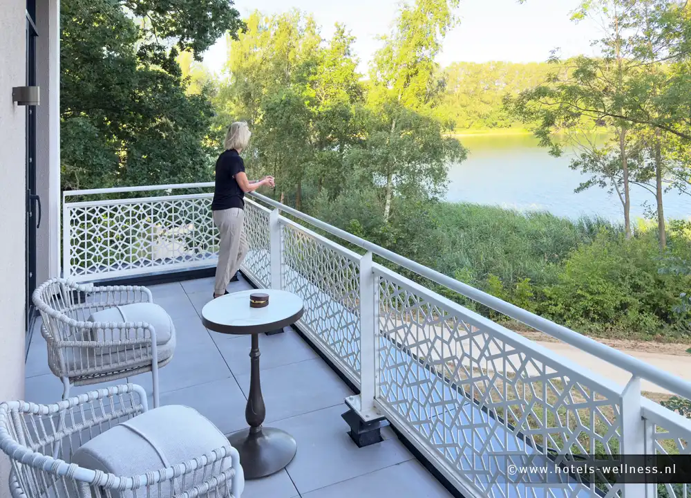 Uitzicht balkon Hotel Thermen Berendonck