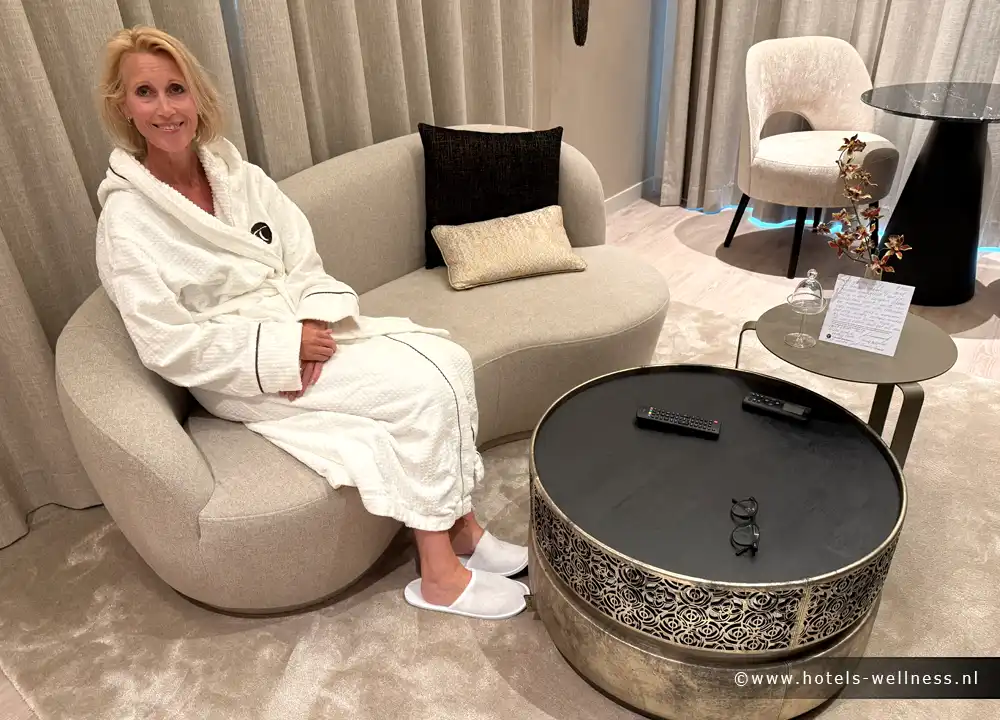 Nagenieten op kamer Hotel Thermen Berendonck